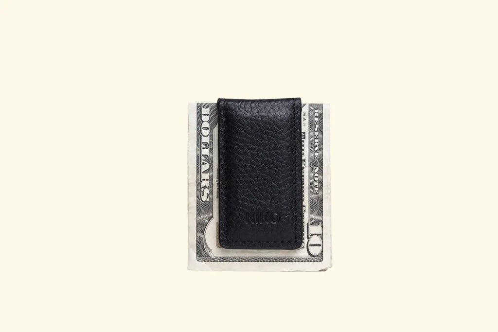 Magnetic Leather Money Clip - Cowhide with Secure Design - Sierra Leather Co.