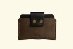 Two-Tone Cowhide Leather Card Case - Slim Wallet - Sierra Leather Co.
