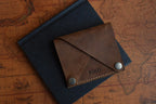 Wing Fold Card Case – Handcrafted Leather Minimalist Wallet - Sierra Leather Co.