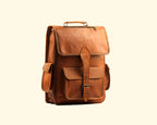 Vintage Leather Laptop Backpack - Convertible Rucksack - Sierra Leather Co.