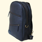 Handcrafted Black Leather Backpack - Convertible Crossbody - Sierra Leather Co.