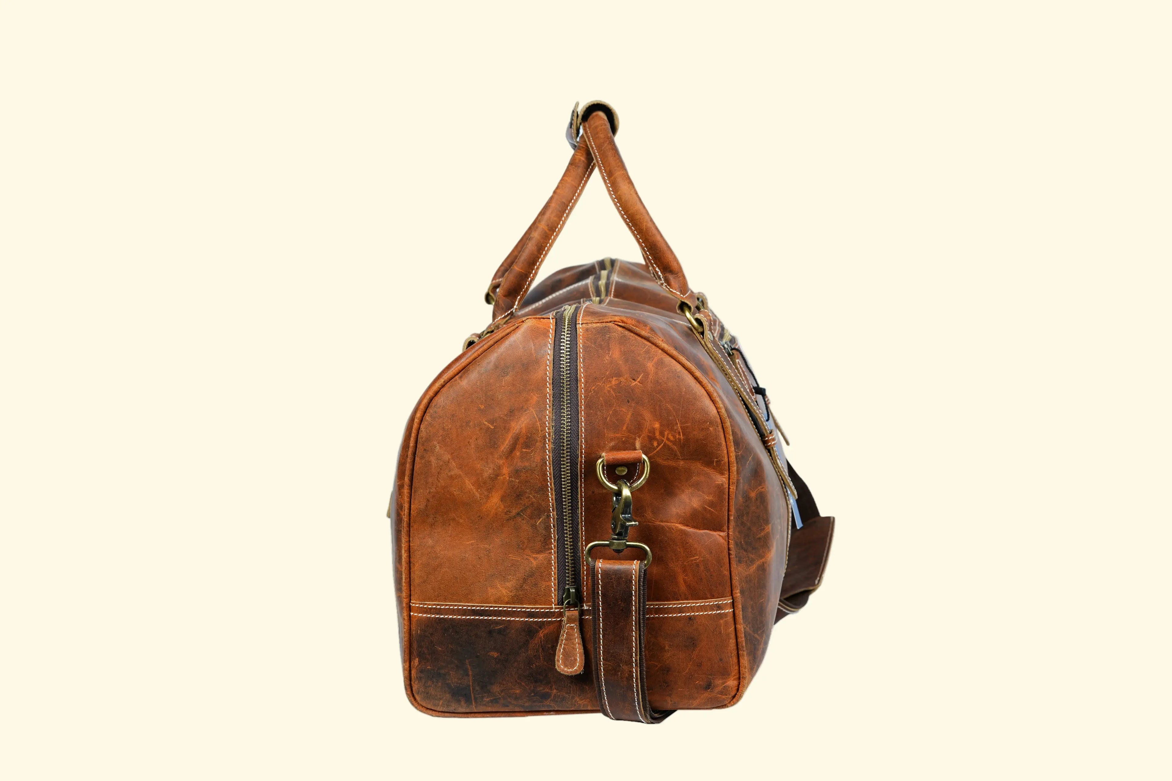 buffalo leather backpack or duffle Buffalo Leather Duffle Bag