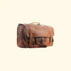 Retro Leather Carry-On Duffle Bag - Sierra Leather Co.