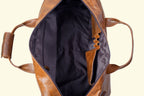 Leather Duffle Bag with Shoe Compartment - Sierra Leather Co.
