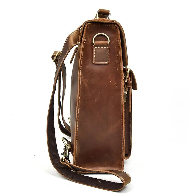 Vali Vintage Leather Backpack - Handcrafted Rucksack - Sierra Leather Co.