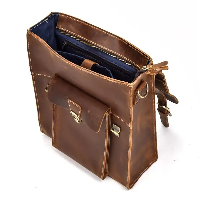 Vali Vintage Leather Backpack - Handcrafted Rucksack - Sierra Leather Co.