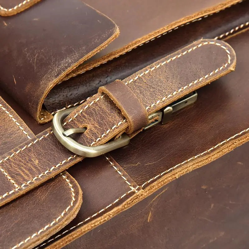 Vali Vintage Leather Backpack - Handcrafted Rucksack - Sierra Leather Co.